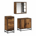 Mobiletto vintage in legno, 76x35,5x35 cm, per soggiorno e ufficio, design minimal, facile montaggio