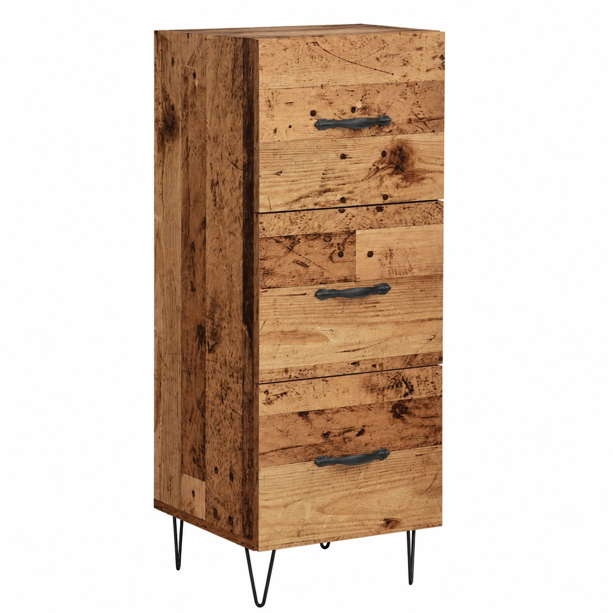 Mobile in legno moderno con ampio spazio, 34 x 34,5 x 90 cm, facile montaggio, per soggiorno, corridoio e camera da letto