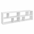 Mobile TV bianco lucido moderno in legno, 149x30x52 cm, scandinavo minimalista per soggiorno