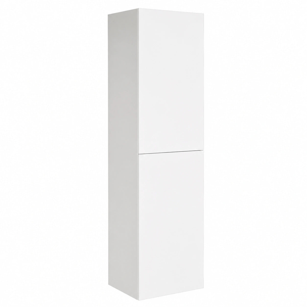 HOMELEN Mobile Porta TV Bianca in Legno, 30,5 x 30 x 110 cm, Stile Scandinavo per Soggiorno e Camera da Letto