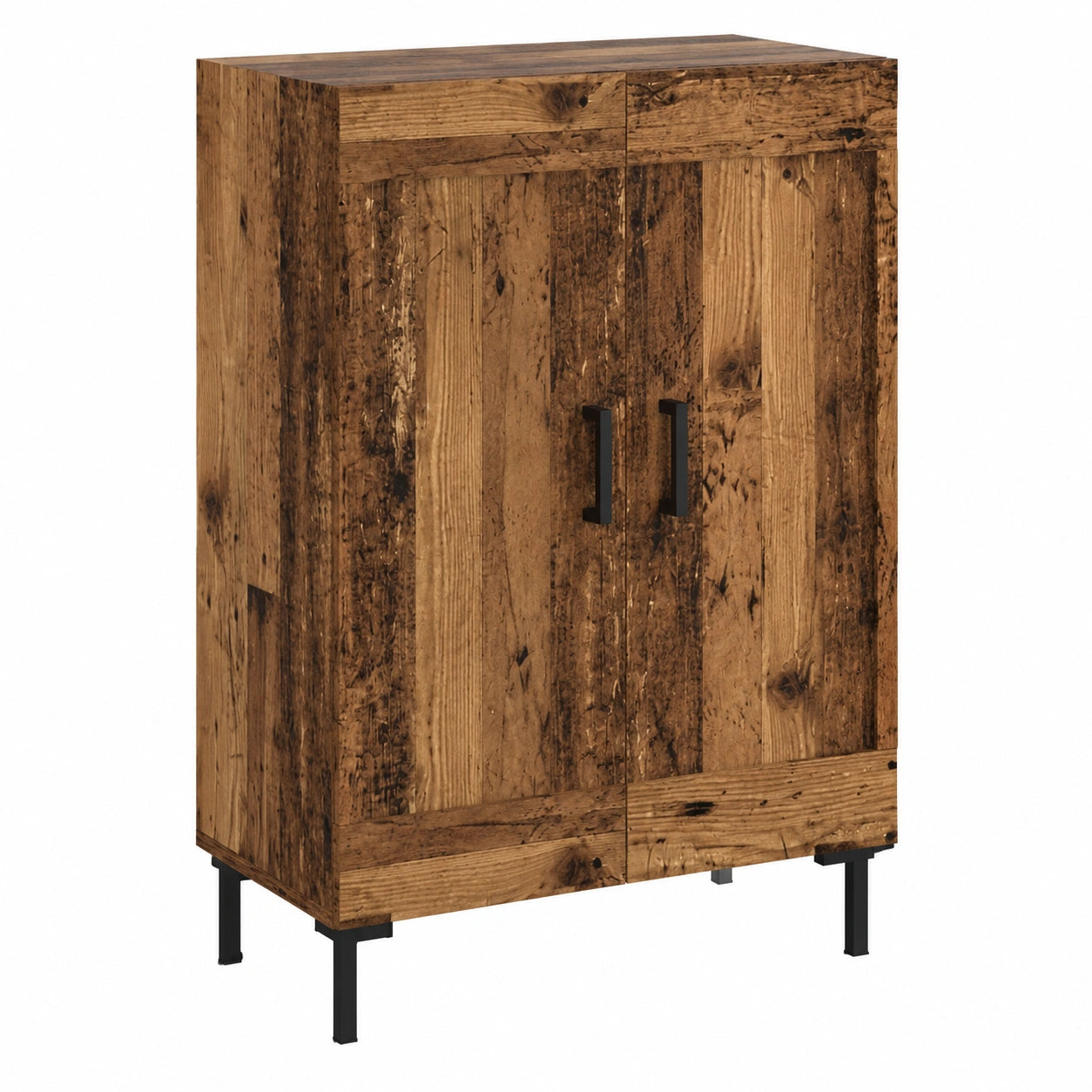 Madia moderna in legno e ferro per soggiorno 69,5x34x90 cm